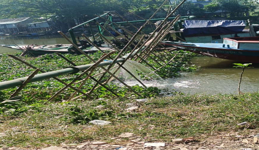 টঙ্গীবাড়িতে অবৈধ ড্রেজারে বালু ভরাট, একজনকে ৫০ হাজার টাকা জরিমানা